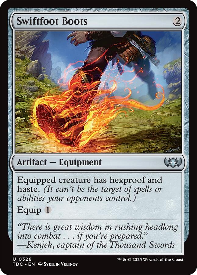 Swiftfoot Boots [Tarkir: Dragonstorm Commander] | Empire Gaming NC