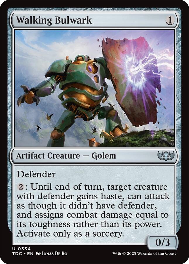 Walking Bulwark [Tarkir: Dragonstorm Commander] | Empire Gaming NC