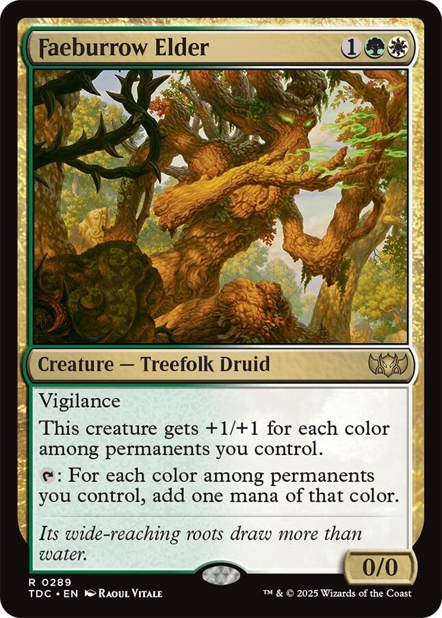 Faeburrow Elder [Tarkir: Dragonstorm Commander] | Empire Gaming NC