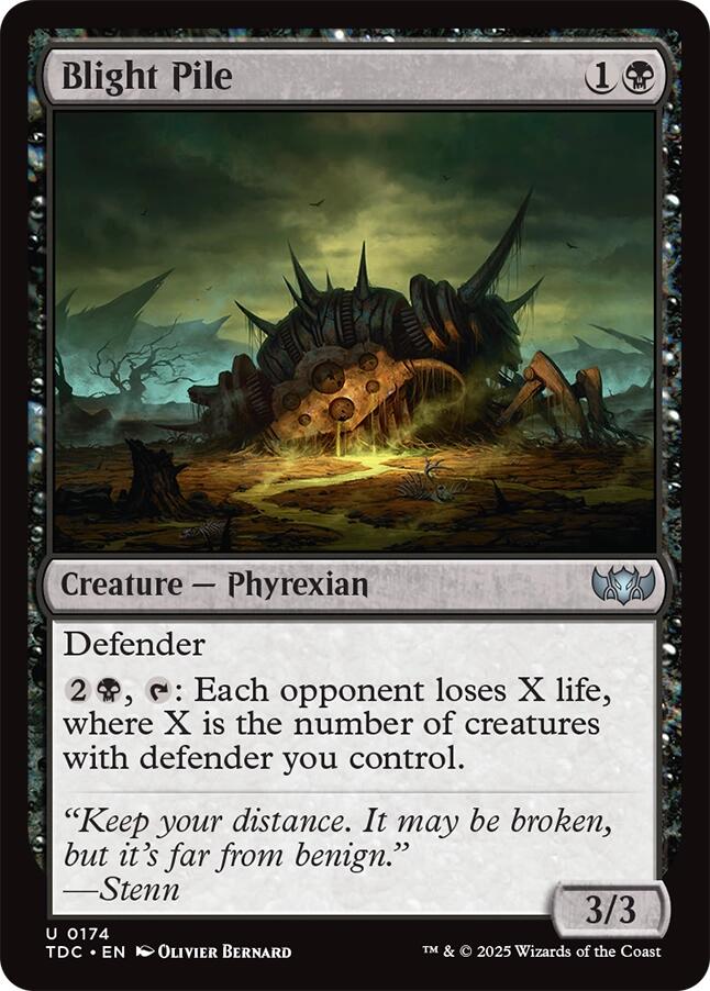 Blight Pile [Tarkir: Dragonstorm Commander] | Empire Gaming NC