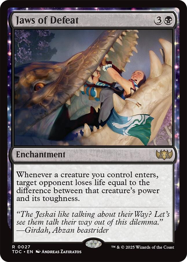 Jaws of Defeat [Tarkir: Dragonstorm Commander] | Empire Gaming NC