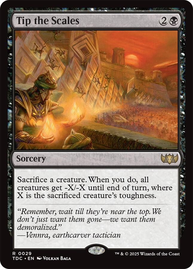 Tip the Scales [Tarkir: Dragonstorm Commander] | Empire Gaming NC