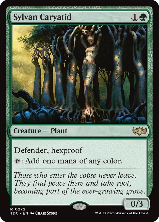 Sylvan Caryatid [Tarkir: Dragonstorm Commander] | Empire Gaming NC