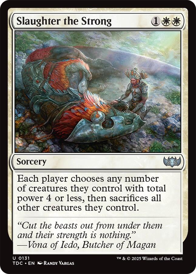 Slaughter the Strong [Tarkir: Dragonstorm Commander] | Empire Gaming NC