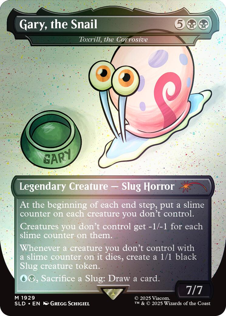 Gary, the Snail - Toxrill, the Corrosive (Rainbow Foil) [Secret Lair Drop Series] | Empire Gaming NC
