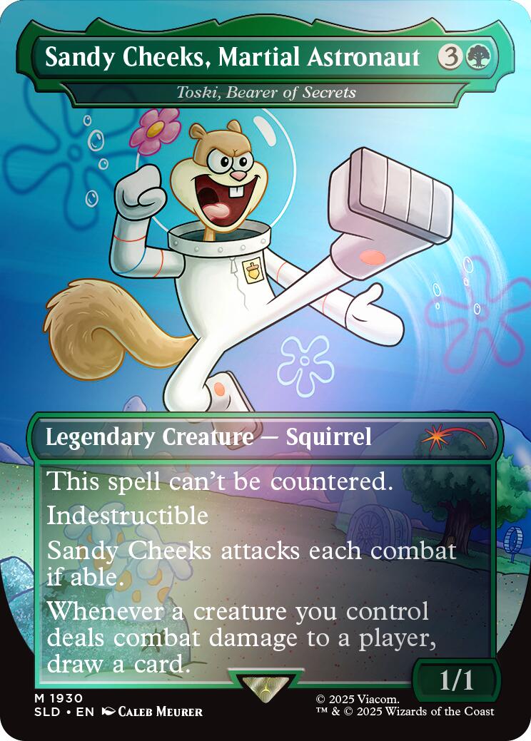 Sandy Cheeks, Martial Astronaut - Toski, Bearer of Secrets (Rainbow Foil) [Secret Lair Drop Series] | Empire Gaming NC