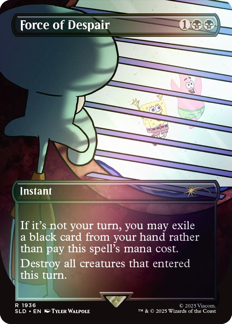 Force of Despair (Rainbow Foil) [Secret Lair Drop Series] | Empire Gaming NC