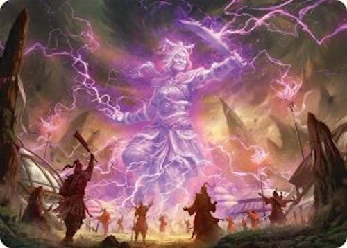Smile at Death Art Card (4/54) [Tarkir: Dragonstorm Art Series] | Empire Gaming NC