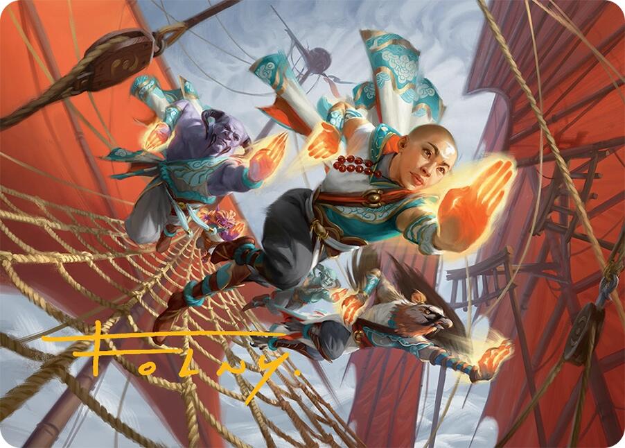 Aligned Heart Art Card (52/54) (Gold-Stamped Signature) [Tarkir: Dragonstorm Art Series] | Empire Gaming NC