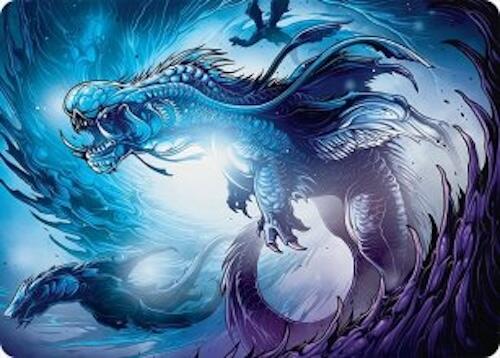Roiling Dragonstorm Art Card (33/54) [Tarkir: Dragonstorm Art Series] | Empire Gaming NC