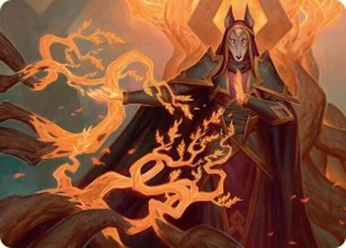 Abzan Devotee Art Card (10/54) [Tarkir: Dragonstorm Art Series] | Empire Gaming NC