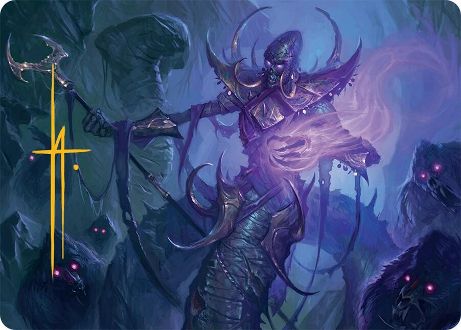 Sidisi, Regent of the Mire Art Card (14/54) (Gold-Stamped Signature) [Tarkir: Dragonstorm Art Series] | Empire Gaming NC