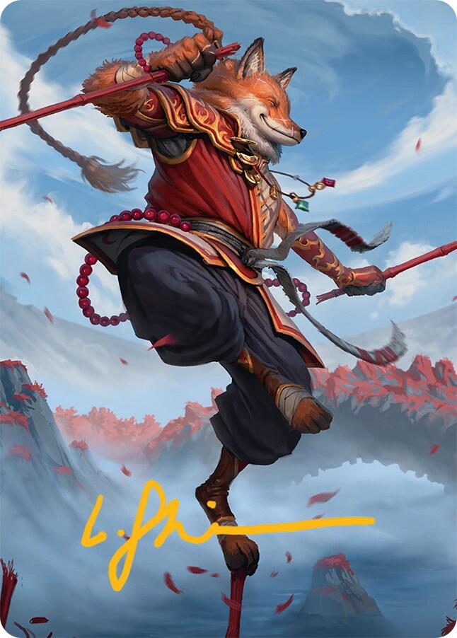 Equilibrium Adept Art Card (16/54) (Gold-Stamped Signature) [Tarkir: Dragonstorm Art Series] | Empire Gaming NC