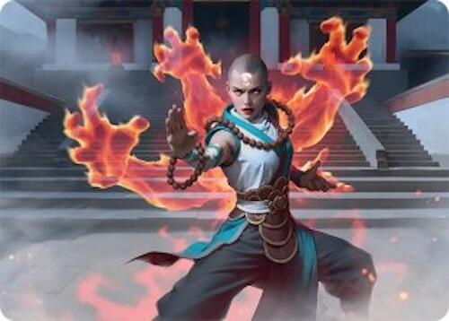 Flamehold Grappler Art Card (24/54) [Tarkir: Dragonstorm Art Series] | Empire Gaming NC