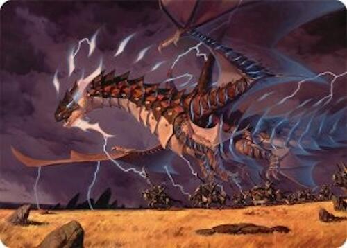 Neriv, Heart of the Storm Art Card (25/54) [Tarkir: Dragonstorm Art Series] | Empire Gaming NC