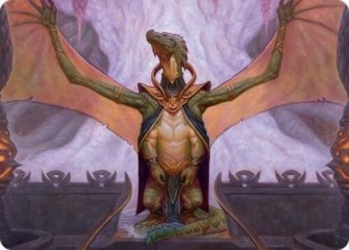 Kheru Goldkeeper Art Card (36/54) [Tarkir: Dragonstorm Art Series] | Empire Gaming NC