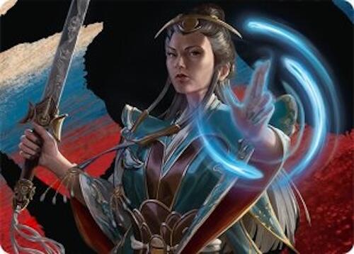 Narset, Jeskai Waymaster Art Card (44/54) [Tarkir: Dragonstorm Art Series] | Empire Gaming NC