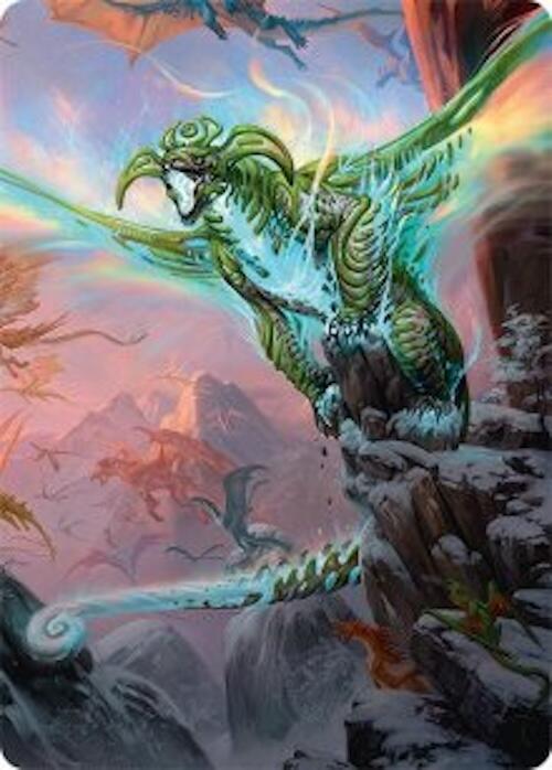 Ureni of the Unwritten Art Card (51/54) [Tarkir: Dragonstorm Art Series] | Empire Gaming NC
