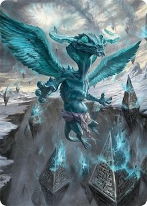 Ugin, Eye of the Storms Art Card (47/54) [Tarkir: Dragonstorm Art Series] | Empire Gaming NC