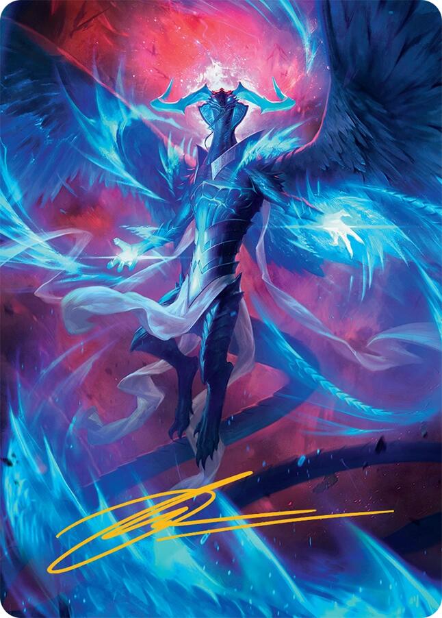 Ugin, Eye of the Storms Art Card (48/54) (Gold-Stamped Signature) [Tarkir: Dragonstorm Art Series] | Empire Gaming NC