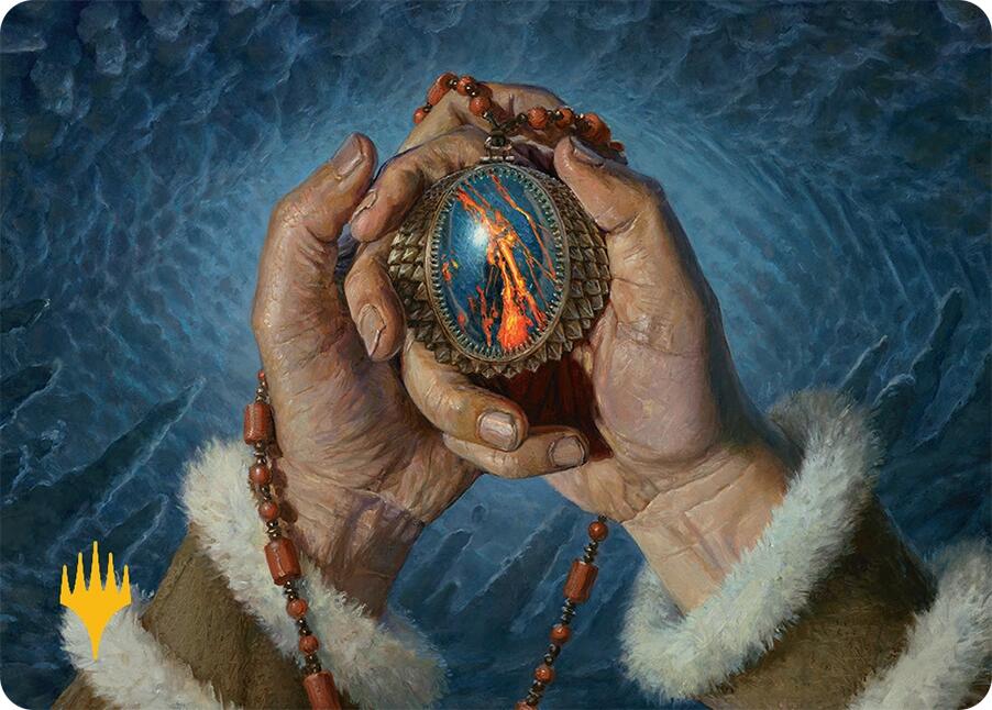 Mox Jasper Art Card (28/54) (Gold-Stamped) [Tarkir: Dragonstorm Art Series] | Empire Gaming NC