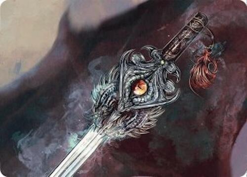 Dragonfire Blade Art Card (40/54) [Tarkir: Dragonstorm Art Series] | Empire Gaming NC