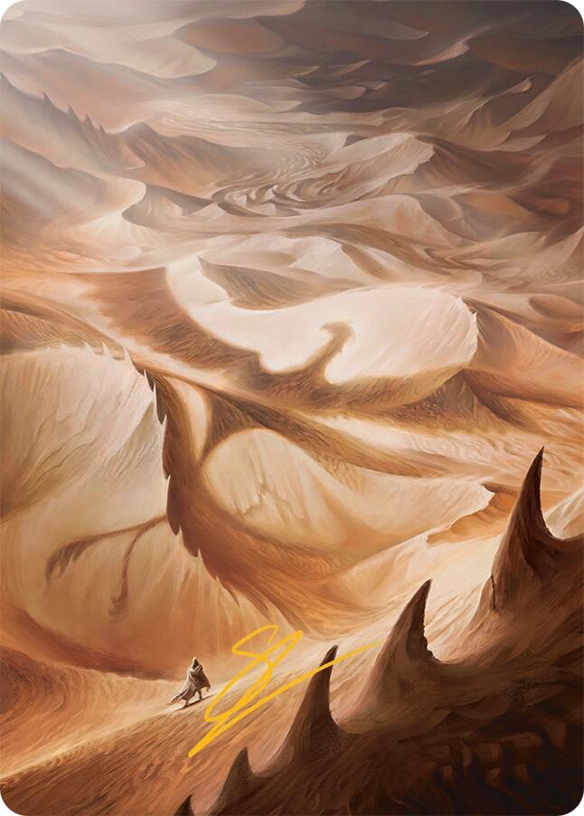 Plains Art Card (30/54) (Gold-Stamped Signature) [Tarkir: Dragonstorm Art Series] | Empire Gaming NC