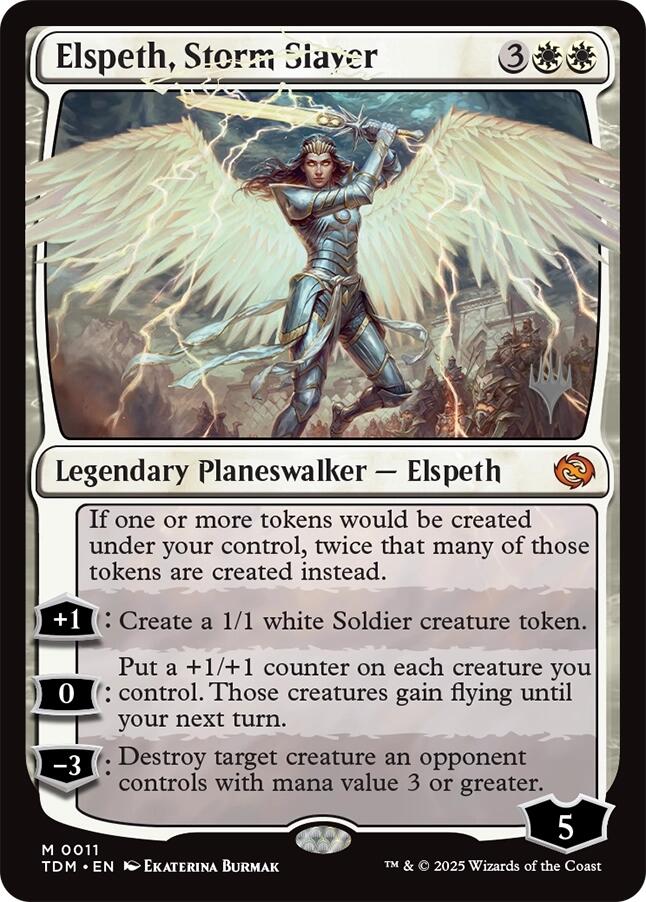 Elspeth, Storm Slayer [Tarkir: Dragonstorm Promos] | Empire Gaming NC