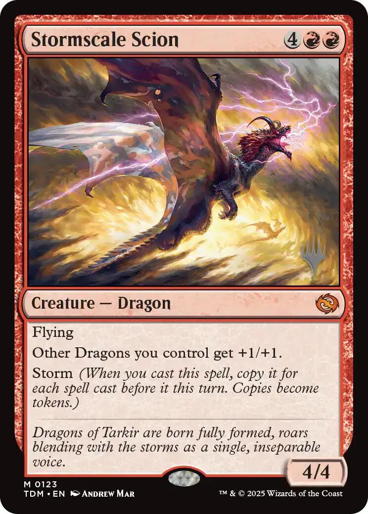 Stormscale Scion [Tarkir: Dragonstorm Promos] | Empire Gaming NC