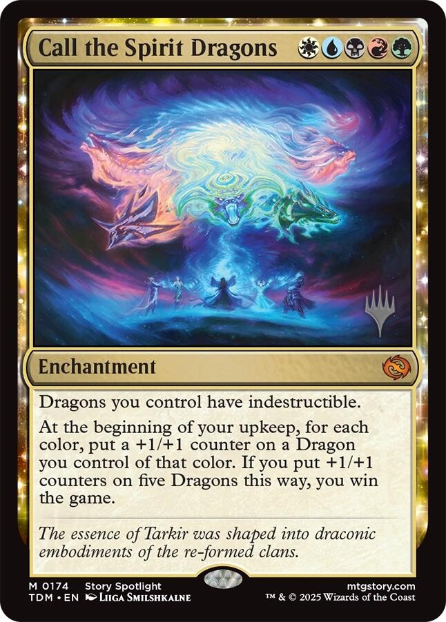 Call the Spirit Dragons [Tarkir: Dragonstorm Promos] | Empire Gaming NC