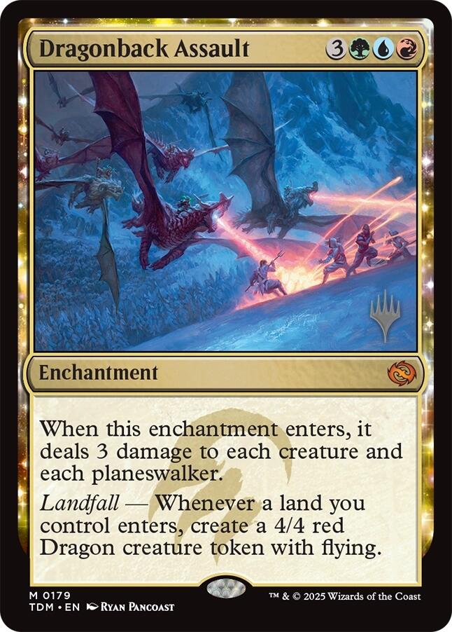 Dragonback Assault [Tarkir: Dragonstorm Promos] | Empire Gaming NC
