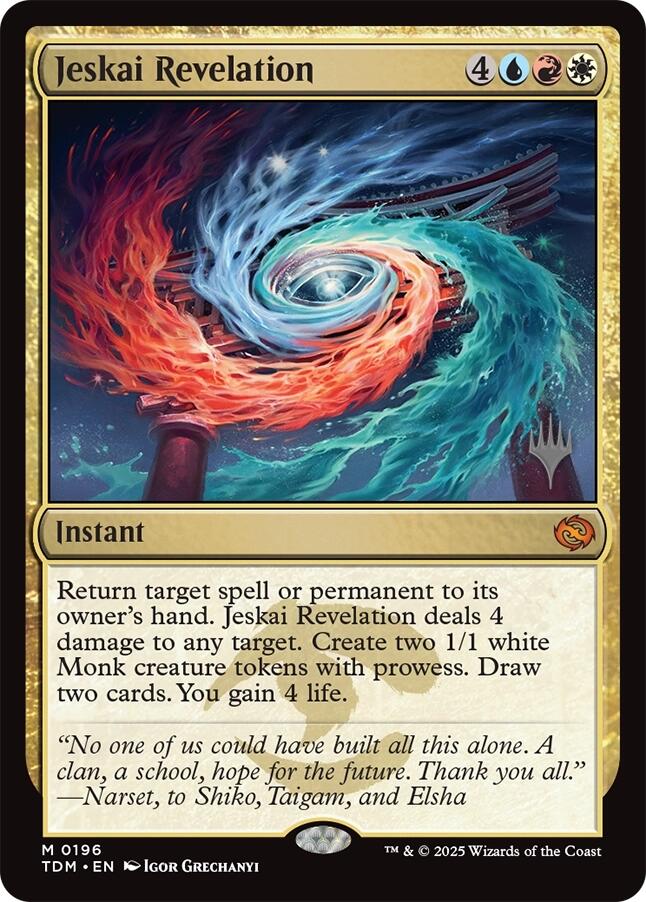 Jeskai Revelation [Tarkir: Dragonstorm Promos] | Empire Gaming NC