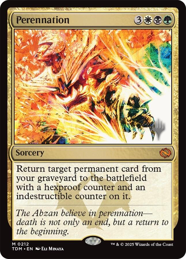 Perennation [Tarkir: Dragonstorm Promos] | Empire Gaming NC