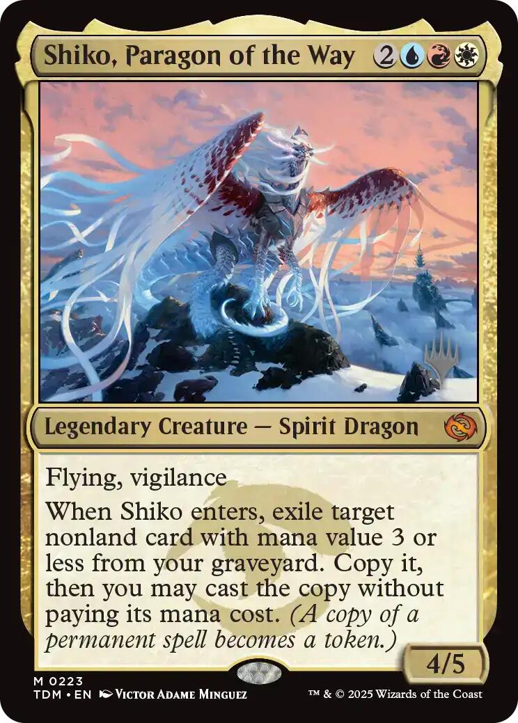 Shiko, Paragon of the Way [Tarkir: Dragonstorm Promos] | Empire Gaming NC