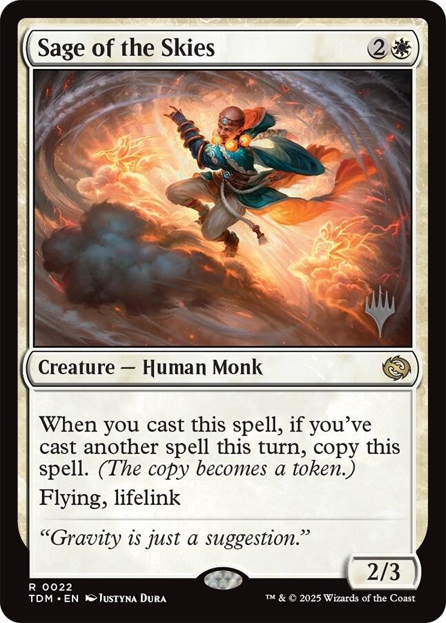 Sage of the Skies [Tarkir: Dragonstorm Promos] | Empire Gaming NC