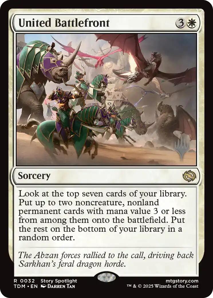 United Battlefront [Tarkir: Dragonstorm Promos] | Empire Gaming NC