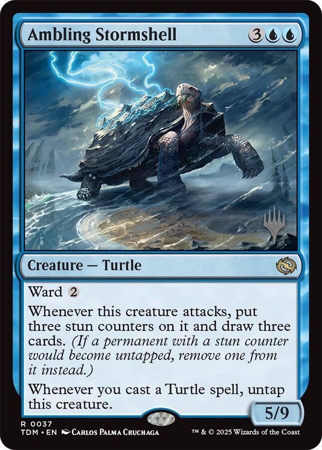 Ambling Stormshell [Tarkir: Dragonstorm Promos] | Empire Gaming NC