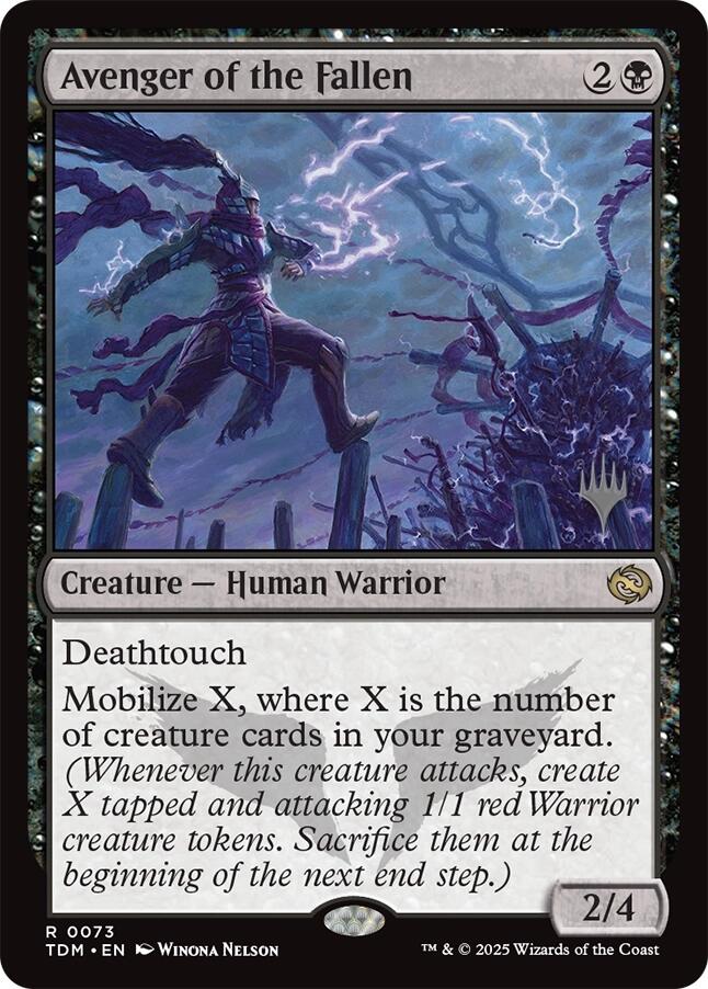 Avenger of the Fallen [Tarkir: Dragonstorm Promos] | Empire Gaming NC