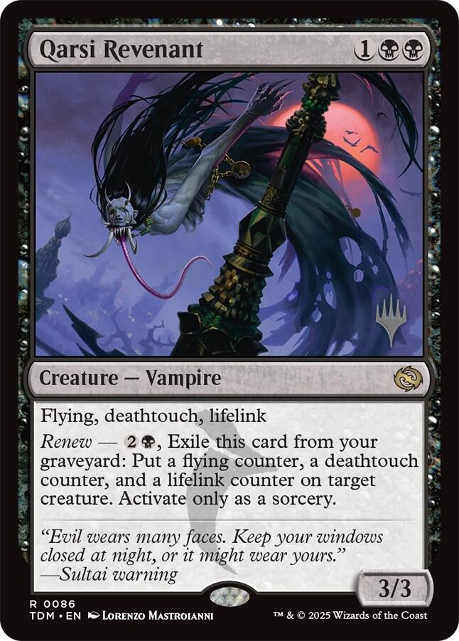 Qarsi Revenant [Tarkir: Dragonstorm Promos] | Empire Gaming NC