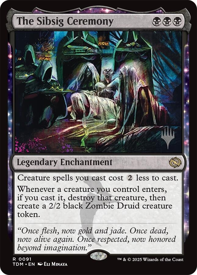 The Sibsig Ceremony [Tarkir: Dragonstorm Promos] | Empire Gaming NC