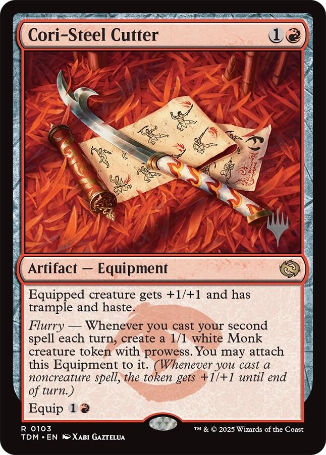 Cori-Steel Cutter [Tarkir: Dragonstorm Promos] | Empire Gaming NC