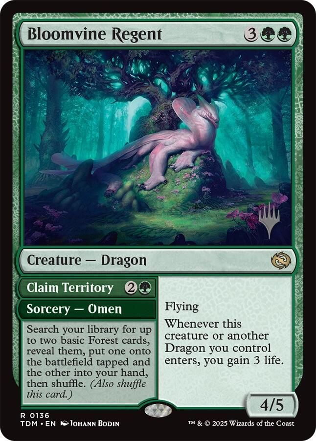 Bloomvine Regent [Tarkir: Dragonstorm Promos] | Empire Gaming NC
