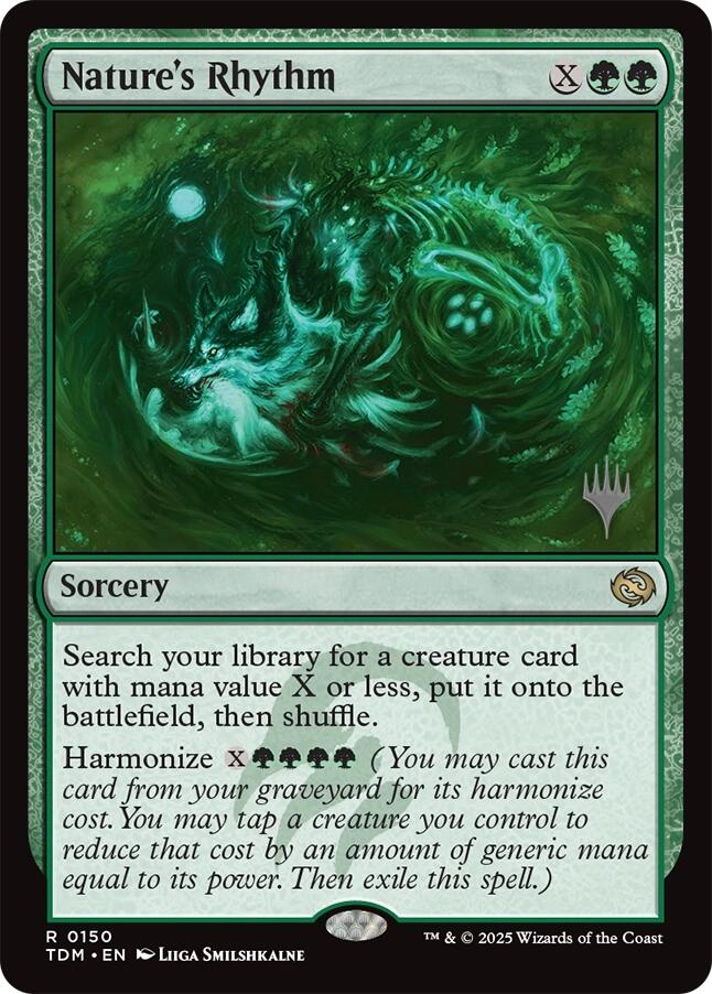 Nature's Rhythm [Tarkir: Dragonstorm Promos] | Empire Gaming NC