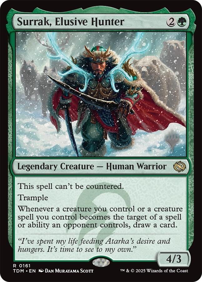 Surrak, Elusive Hunter [Tarkir: Dragonstorm Promos] | Empire Gaming NC