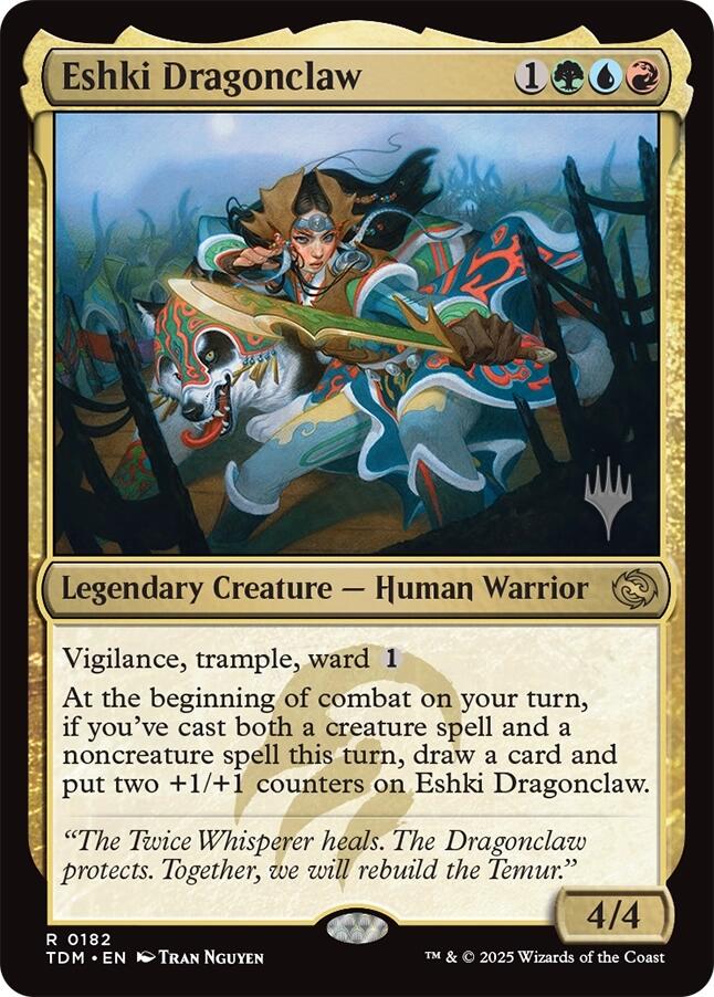 Eshki Dragonclaw [Tarkir: Dragonstorm Promos] | Empire Gaming NC
