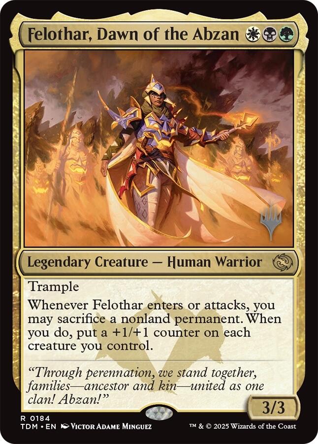 Felothar, Dawn of the Abzan [Tarkir: Dragonstorm Promos] | Empire Gaming NC