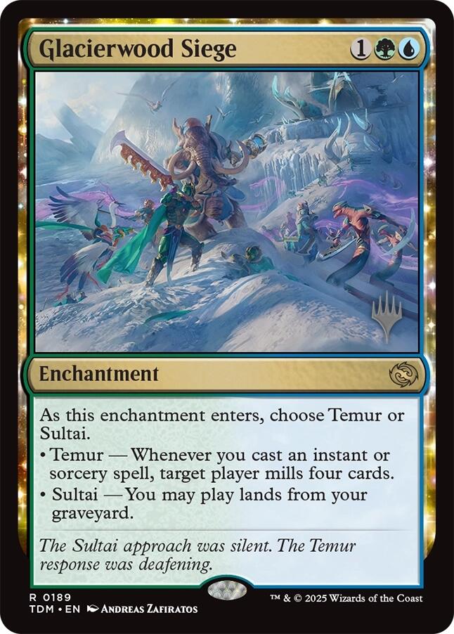Glacierwood Siege [Tarkir: Dragonstorm Promos] | Empire Gaming NC