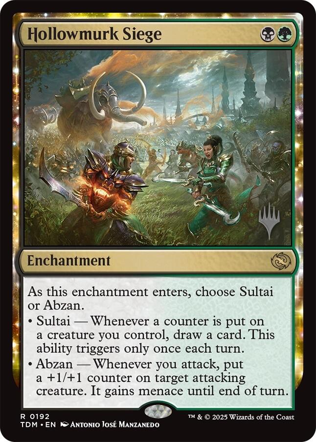 Hollowmurk Siege [Tarkir: Dragonstorm Promos] | Empire Gaming NC