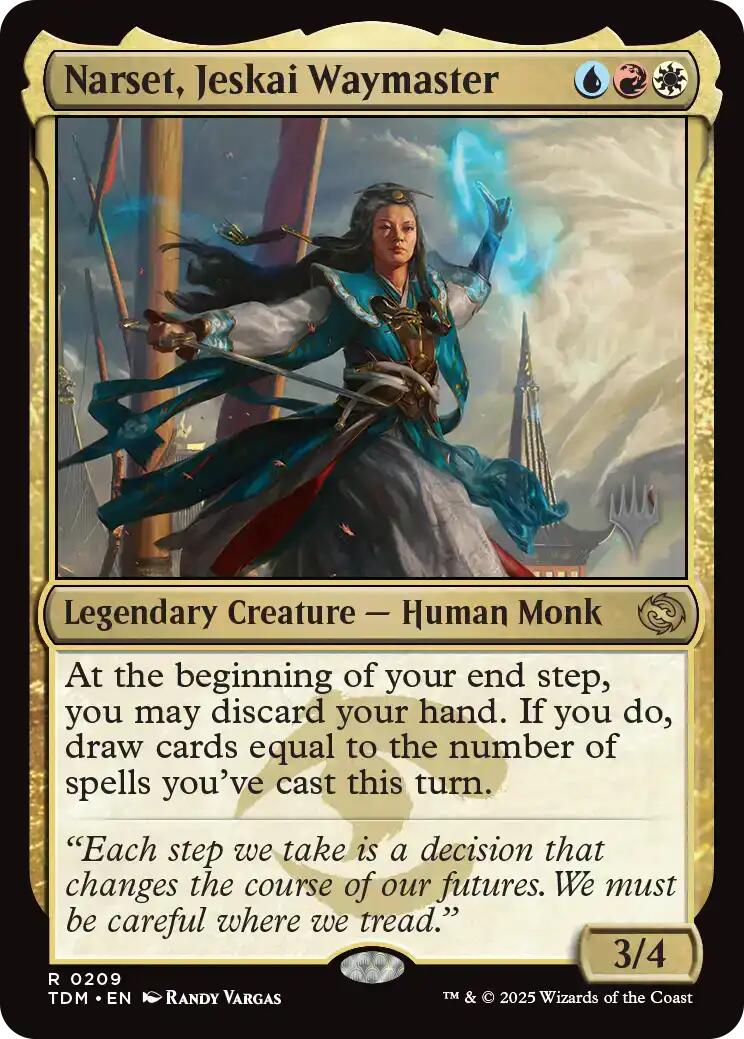Narset, Jeskai Waymaster [Tarkir: Dragonstorm Promos] | Empire Gaming NC