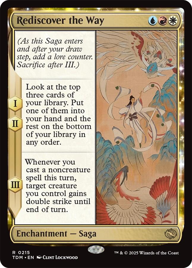 Rediscover the Way [Tarkir: Dragonstorm Promos] | Empire Gaming NC